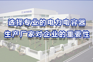 選擇專業(yè)的電力電容器生產(chǎn)廠家對(duì)企業(yè)的重要性
