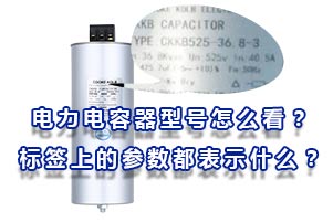 電力電容器型號怎么看？標(biāo)簽上的參數(shù)都表示什么？