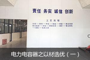 電力電容器之以材選優（一）