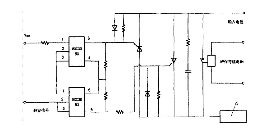 自愈式電容器線路簡視圖