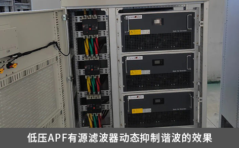 低壓APF有源濾波器動態(tài)抑制諧波的效果